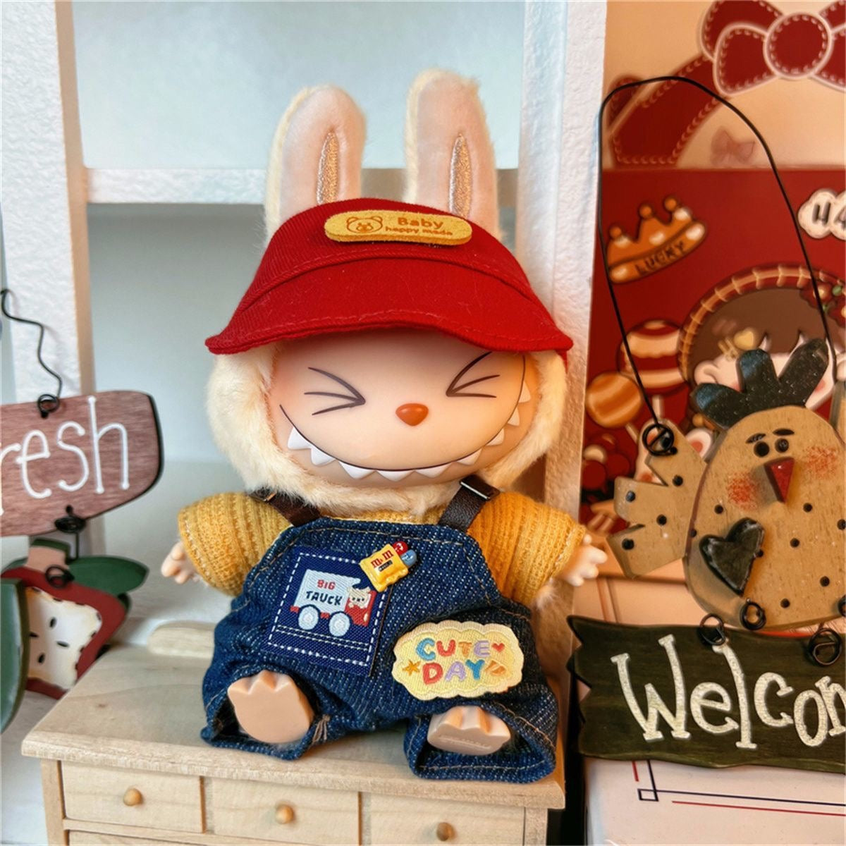 “Cutey Day” Outfit Set – Macaron / Have a Seat Series (Doll Not Included)