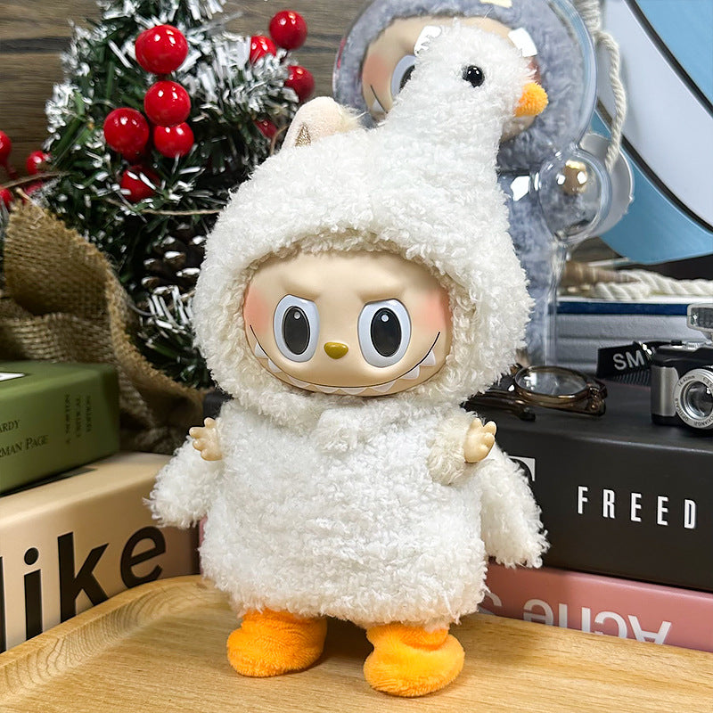 🤍 Swan Sweetie Labubu Outfit (Doll Not Included)