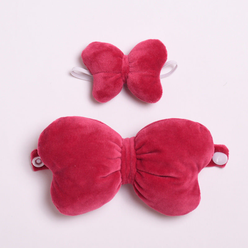 🎀 “Cherry Bow” Labubu Accessory Set (Doll Not Included)