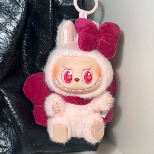 🎀 “Cherry Bow” Labubu Accessory Set (Doll Not Included)