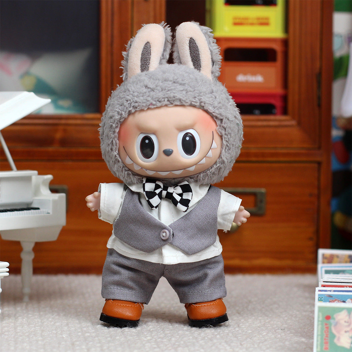 💍 “Wedding Day” Labubu Outfit Set (Doll Not Included)
