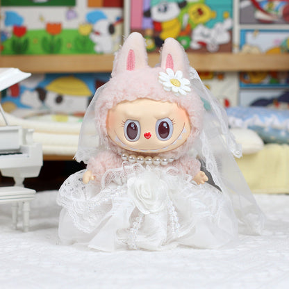 💍 “Wedding Day” Labubu Outfit Set (Doll Not Included)